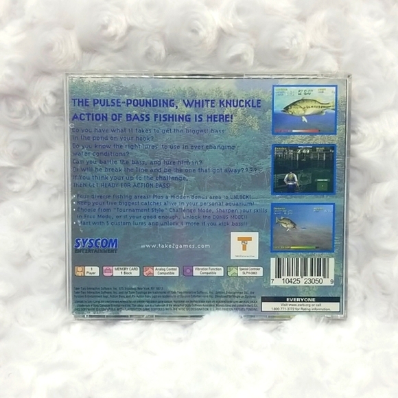 PlayStation Action Bass Video Game - Picture 3 of 3